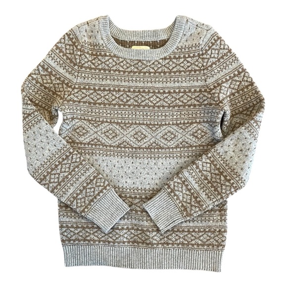 Vintage Levi's Wool Blend Fair Isle Print Sweater - Picture 1 of 8